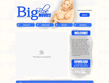 Tablet Screenshot of bigbluemovies.com